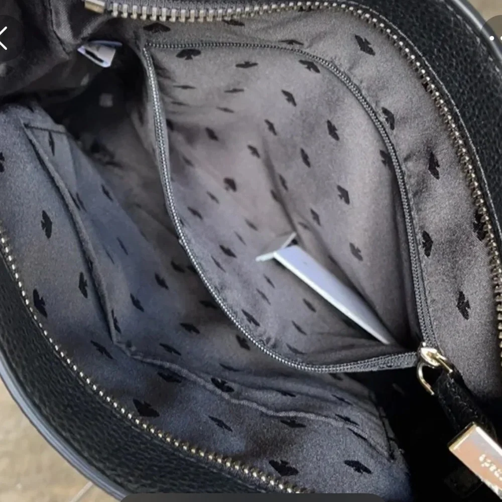 Kate Spade Leila Top Zip Crossbody Black - Picture 3 of 4